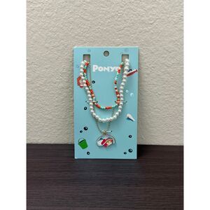 Studio Ghibli Ponyo Necklace Set